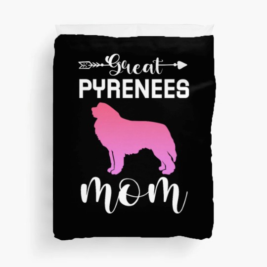 Great Pyrenees Mom Duvet Covers