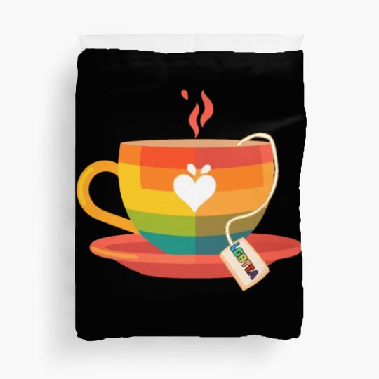 LGBTQIA+ LGBTQ LGBT Gay Pride LGBTea Duvet Covers