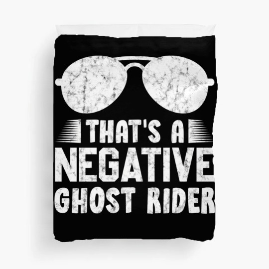 That'S A Negative Ghost Rider Pun For Movie Duvet Covers
