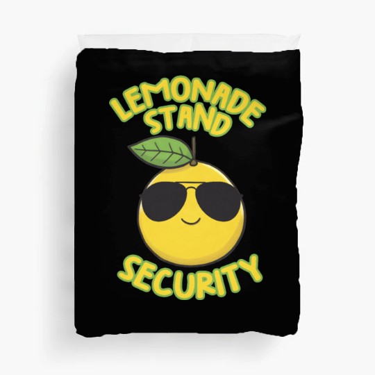 Lemonade Stand Security Cute Lemon Summer Duvet Covers