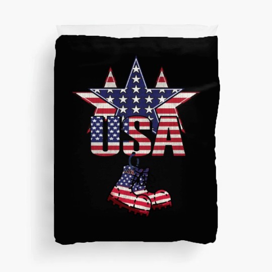 God bless America the land of the free Duvet Covers