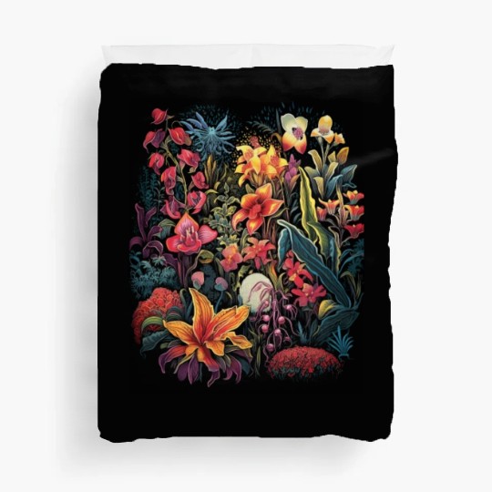 Orchids Flowers Garden Blossom Orchid Lover Duvet Covers