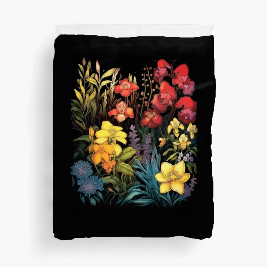 Orchids Flowers Garden Blossom Orchid Lover Duvet Covers