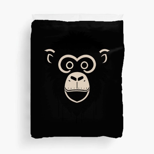 monkey face Duvet Covers