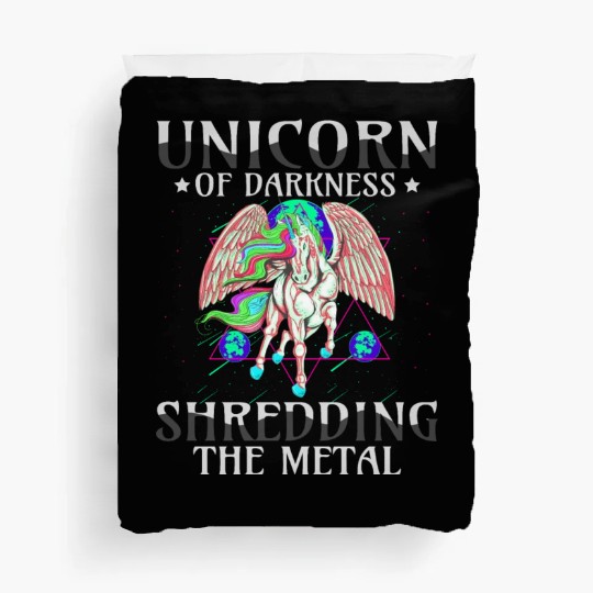 Goth Rock Satan Girl Woman Festivals Death Metal Duvet Covers