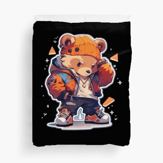 Bear Bear Bear Baby Bear Hip Hop Duvet Covers