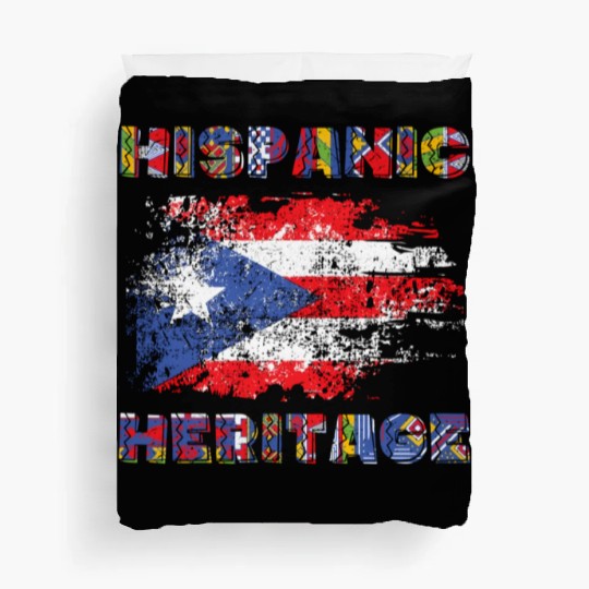 Puerto Rico Hispanic Heritage Month Duvet Covers