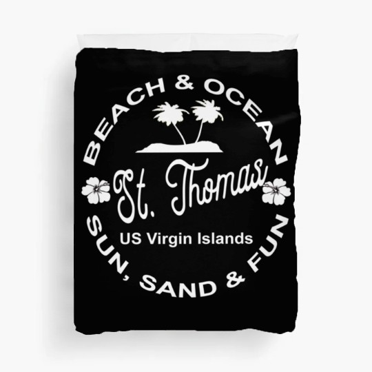Tropical Beach Ocean St Thomas Us Island Duvet Covers
