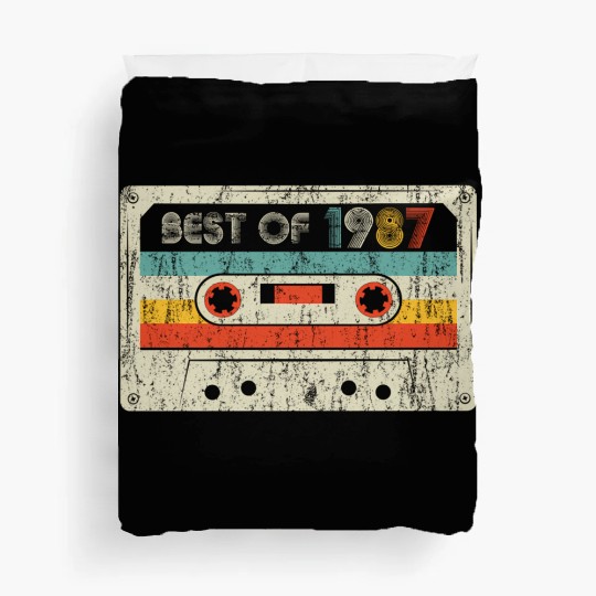 33rd Best Of 1987 Cassette Tape Duvet Covers
