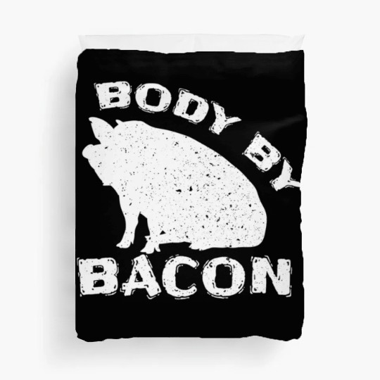Famer Body By Bacon Pig Bbq Pun Duvet Covers