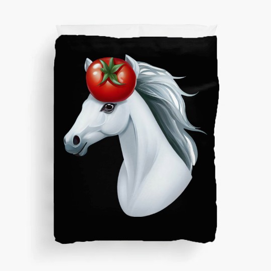 Horse Head Tomato - Creative Horse & Vegetable Duvet Covers