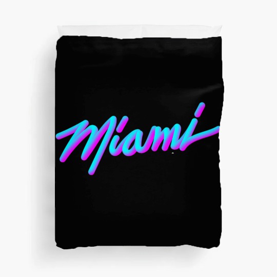 Miami Vaperwave Synthwave 80S Style Duvet Covers