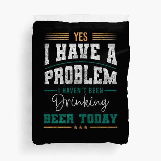 Problem? Fun Black Humor Cool Duvet Covers