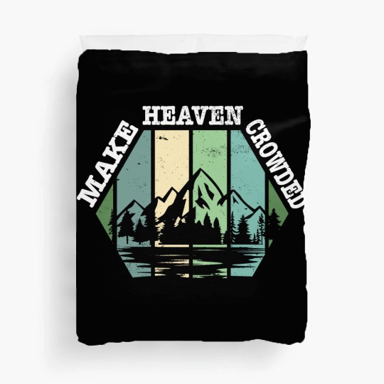 Religious Christian Make Heaven Crowded Jesus Duvet Covers