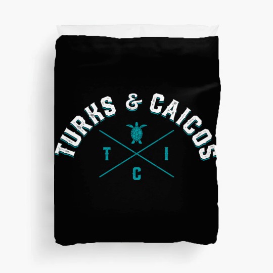 Turks And Caicos Islands Tropical Travel Duvet Covers