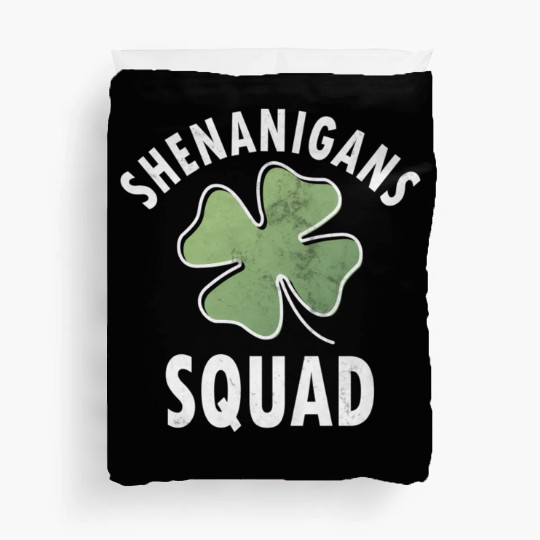 Shenanigans Squad Irish Saint Patricks Day Duvet Covers