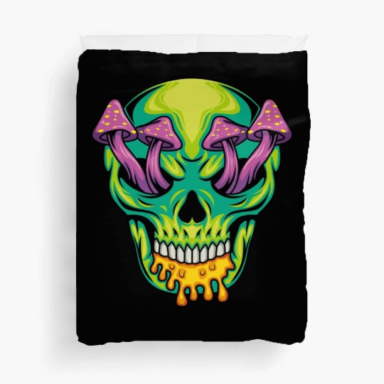 Mysterious skull Duvet Covers