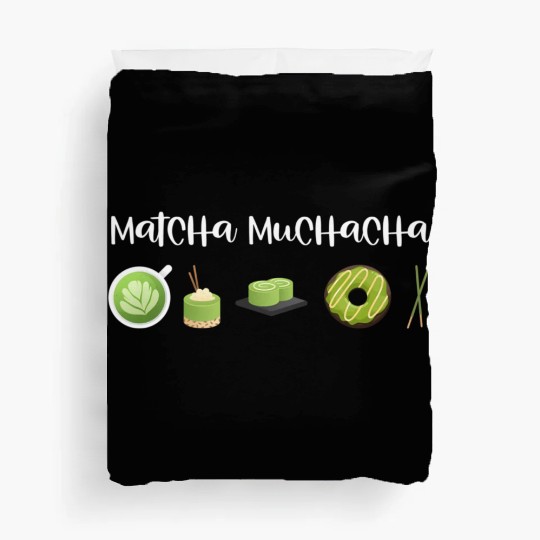 Matcha Muchacha Matcha Latte Green Tea Duvet Covers