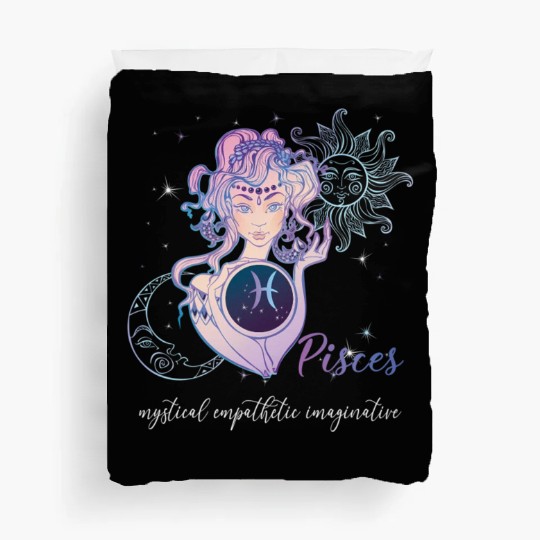 Pisces Zodiac Sign Pisces Horoscope Astrology Duvet Covers
