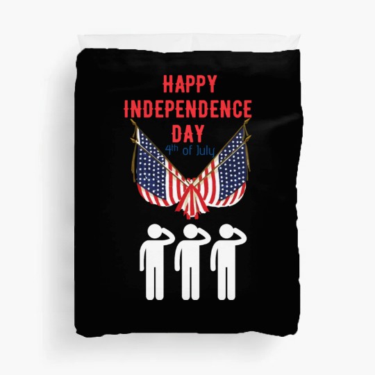 Happy independence day Duvet Covers