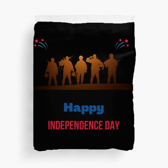 Happy independence day Duvet Covers