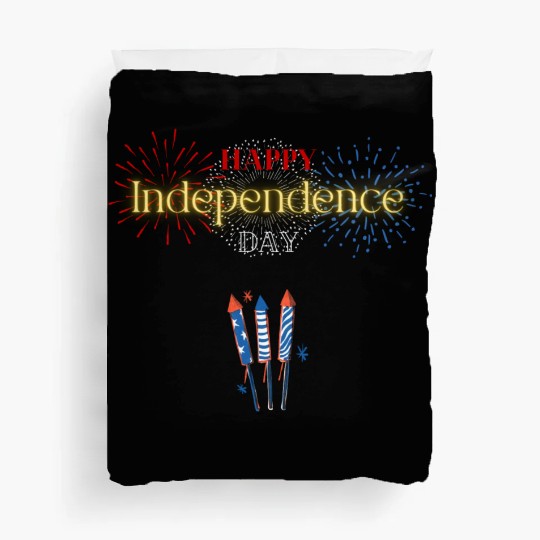 Happy independence day Duvet Covers