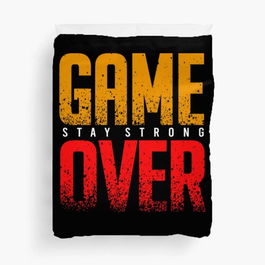 Game over vector Duvet Covers design