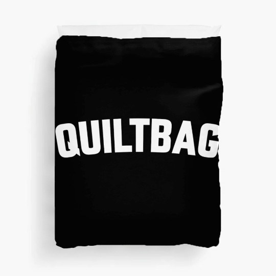 QUILTBAG 70s cool green Duvet Covers