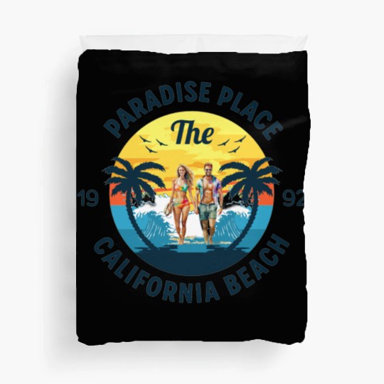 Paradise Place: California Beach Duvet Covers