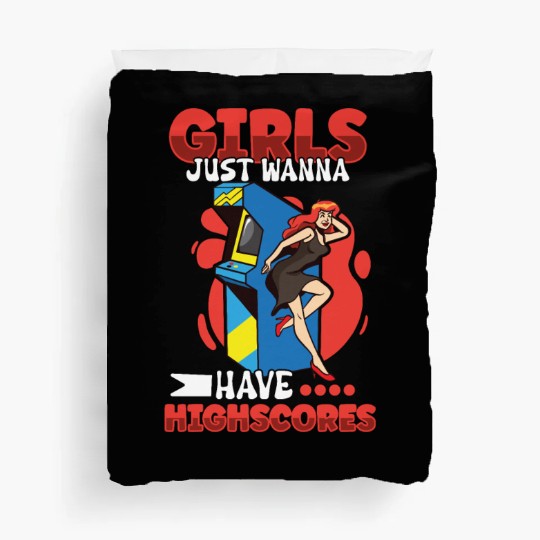 Pinball Machine Pinball Player Funny Pinball Duvet Covers