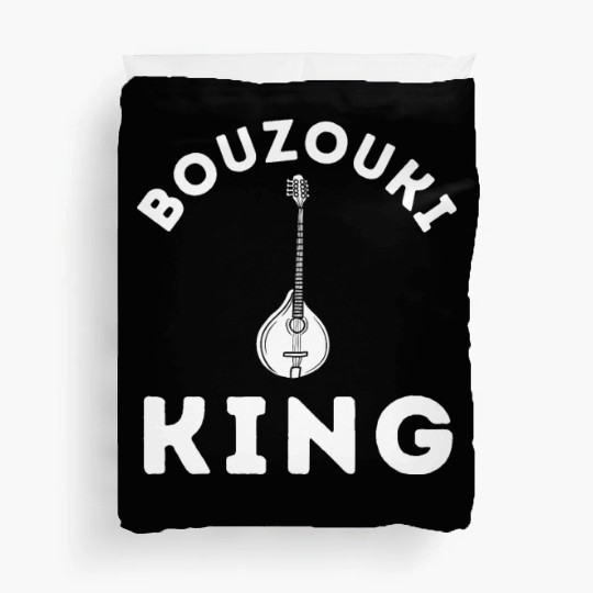 Irish Bouzouki Instrument Greek Duvet Covers