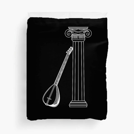 Irish Bouzouki Instrument Greek Duvet Covers
