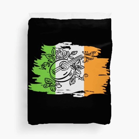 Irish Bouzouki Instrument Greek Duvet Covers