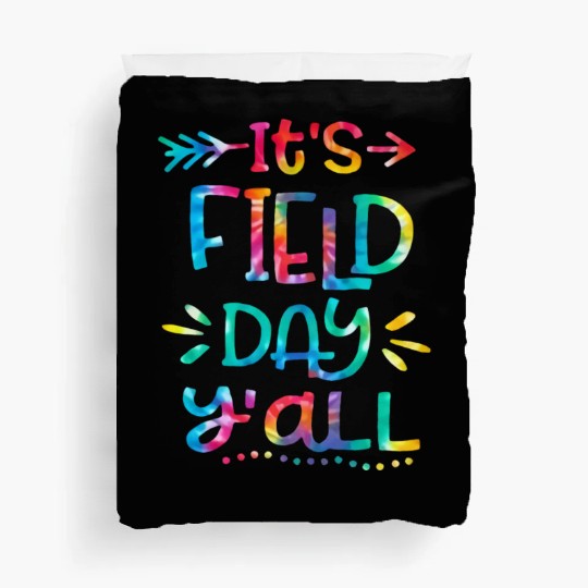 IT'S FIELD DAY y'all Duvet Covers