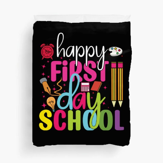 moving up to preschool teacher student graduation Duvet Covers