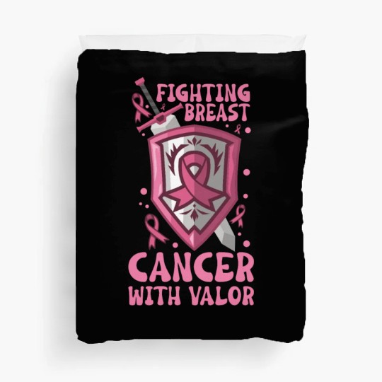 Breast cancer Awareness Support Survivors Pink Duvet Covers