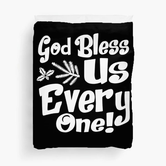 A Christmas Carol Charles Dickens God Bless Us Duvet Covers