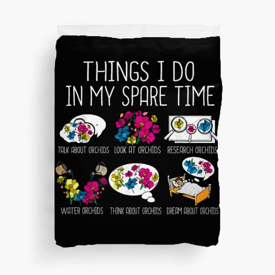 Orchid Plant Lover Houseplant Florist Gardening Duvet Covers