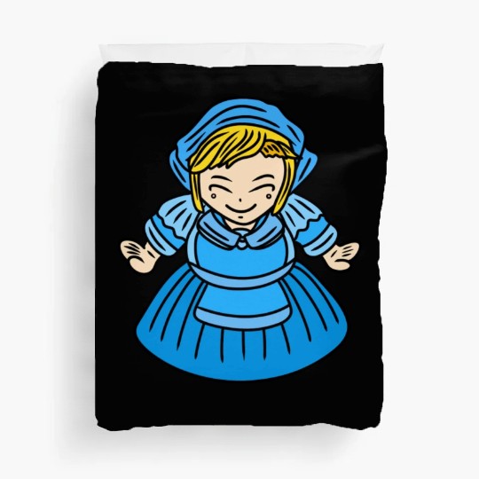 Cute Chibi Farmer Girl Duvet Covers