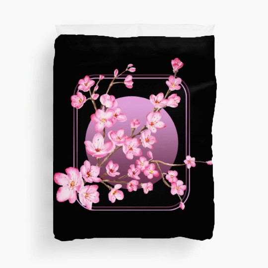 Cherry Blossom Duvet Covers, Pink Sakura Kawaii