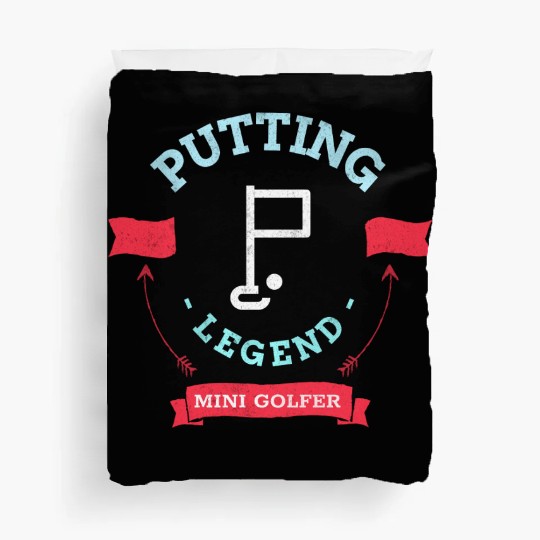 Mini Golf | Miniature Golf | Mini Golfer Duvet Covers