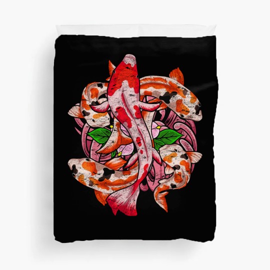 Nishikigoi Koi fish farm gift Koi carp Duvet Covers