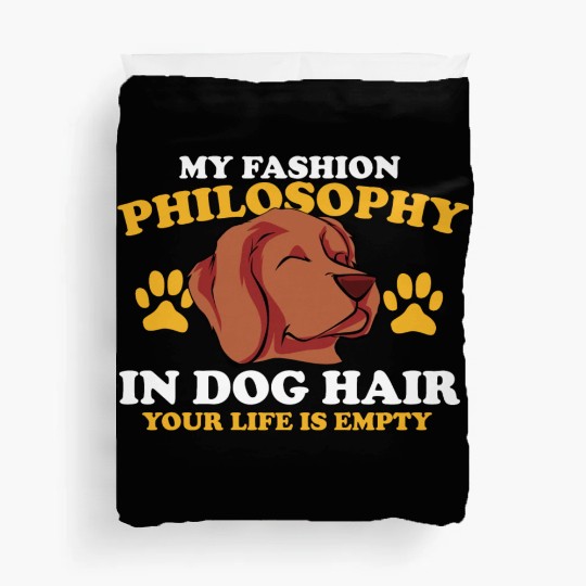 Philosophy Dog Hair Teacher Poetry Science Book Duvet Covers