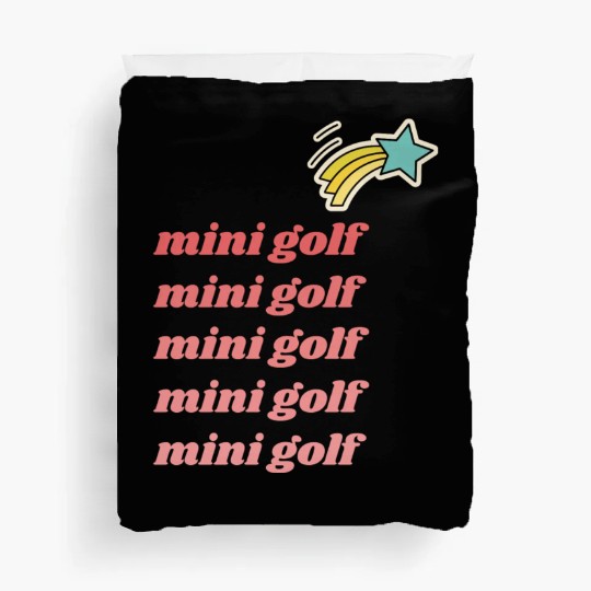Mini Golf | Miniature Golf | Mini Golfer Duvet Covers