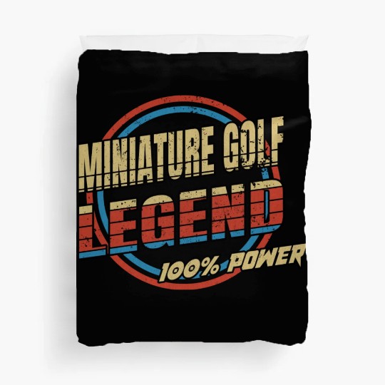 Miniature golf legend Duvet Covers