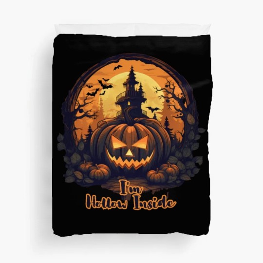 Pumpkin I'm Hollow Inside Duvet Covers