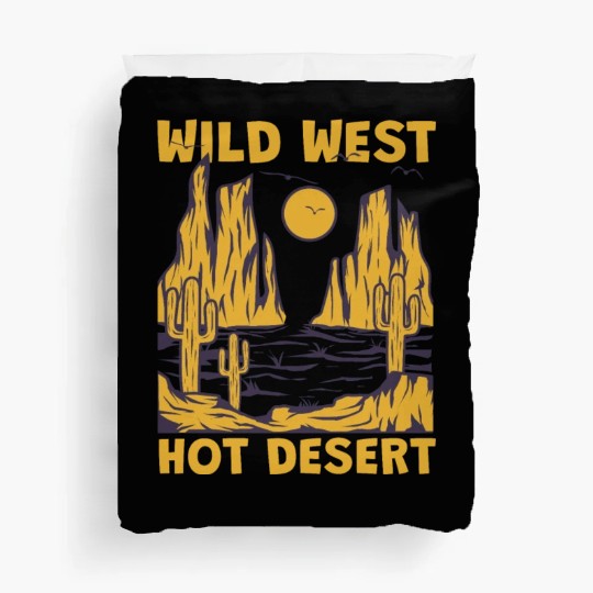 desert wild west cactus nature Duvet Covers