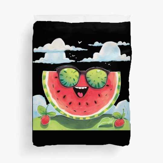 Cute Watermelon Party Summer Melon Fruit Duvet Covers
