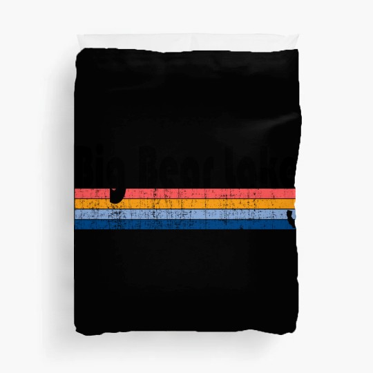 80S Style Big Bear Lake Ca Duvet Covers