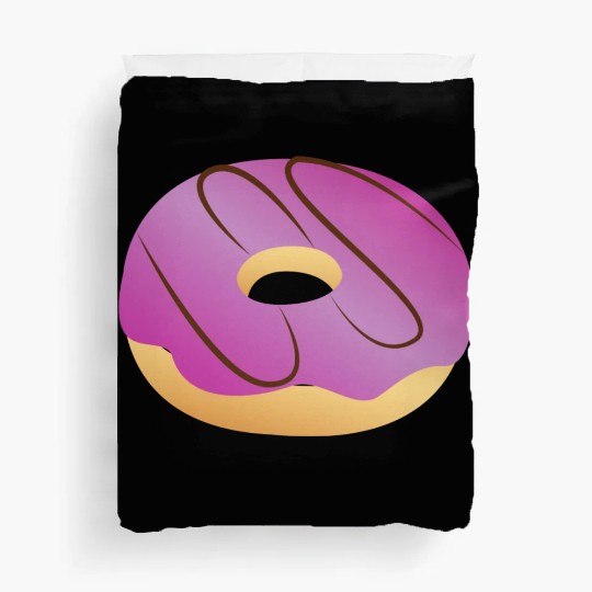 Sweet Pink Glazed Donut Duvet Covers